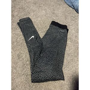 Womens XS Black and White Polka Dot Nike Pro